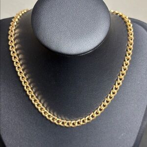 Fashion Link Trendy Gold Chain Necklace